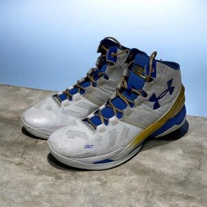 Under Armour Curry 2 'Gold Rings' Mens Size 12 High top Basketball Shoes